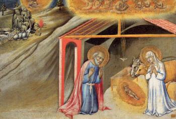 薩諾 迪 彼得羅 The Nativity and the Annunciation to the Shepherds 薩諾 迪 彼得羅 The Nativity and the Annunciation to the Shepherds